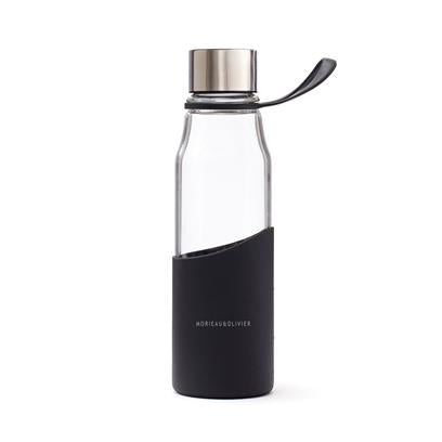 Botella Sostenible de Vidrio de Borosilicato con Funda de Silicona En Varios Colores Para Personalizar Lean-550ml