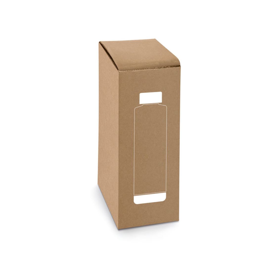 Botella Térmica Sostenible de 36% Acero Inoxidable Reciclado de Doble Pared para Personalizar con Tapa de Bambú Norre Bottle - 640ml
