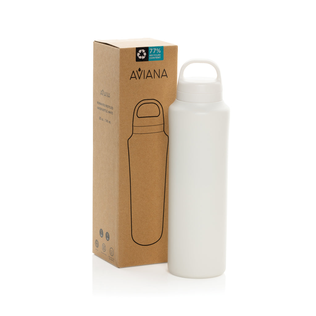 Botella Térmica Sostenible de Acero Inox. Reciclado Certificado RCS Resistente al Sudor para Personalizar Aviana™ Rowan - 740ml