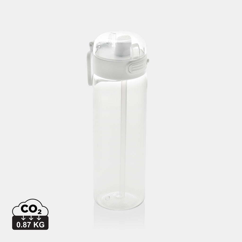 Botella Deportiva Reutilizable SipnLock Regalos Corporativos Sostenibles Color blanco