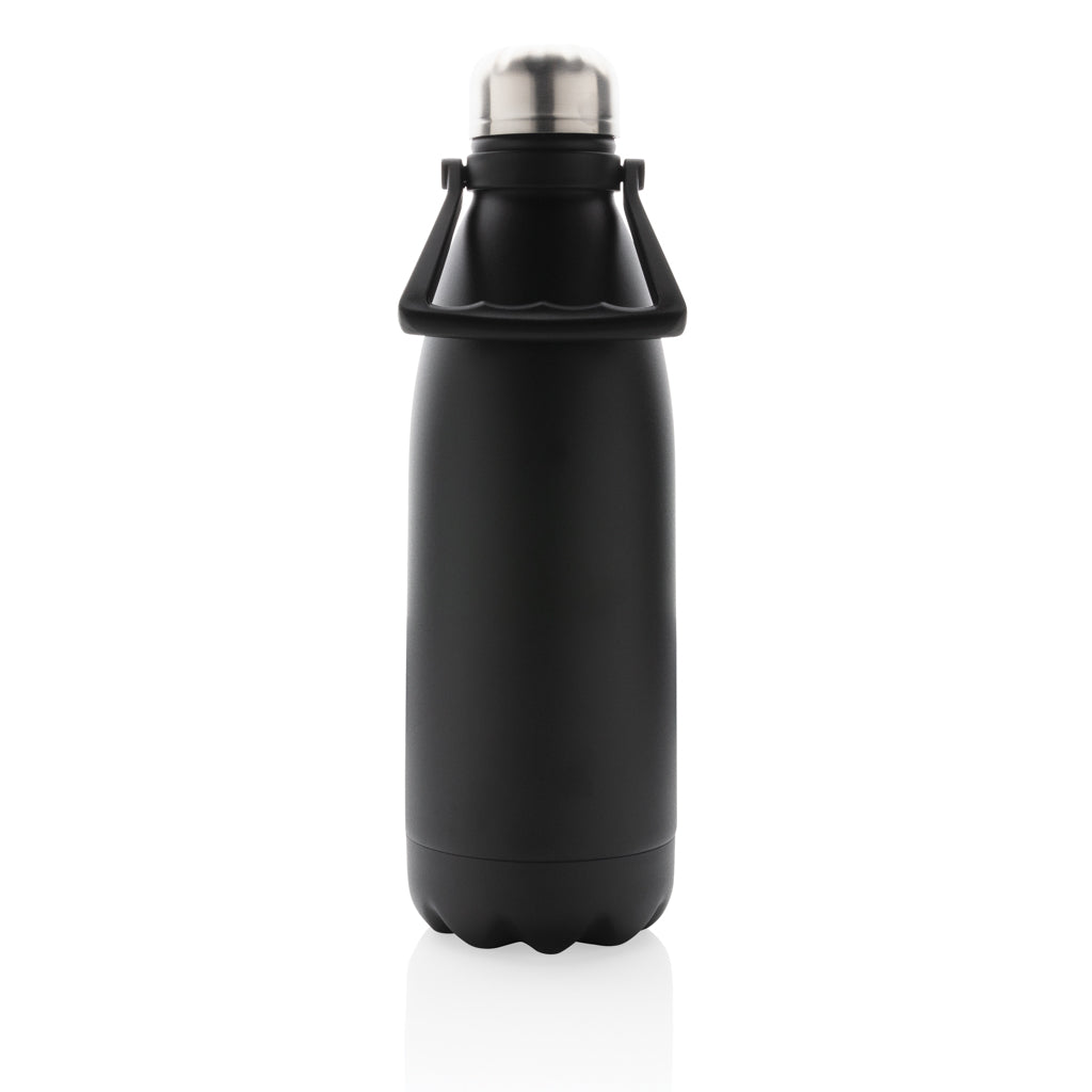 Botella reutilizable acero inoxidable 1,5 L sostenible CO2Gifts bajas emisiones