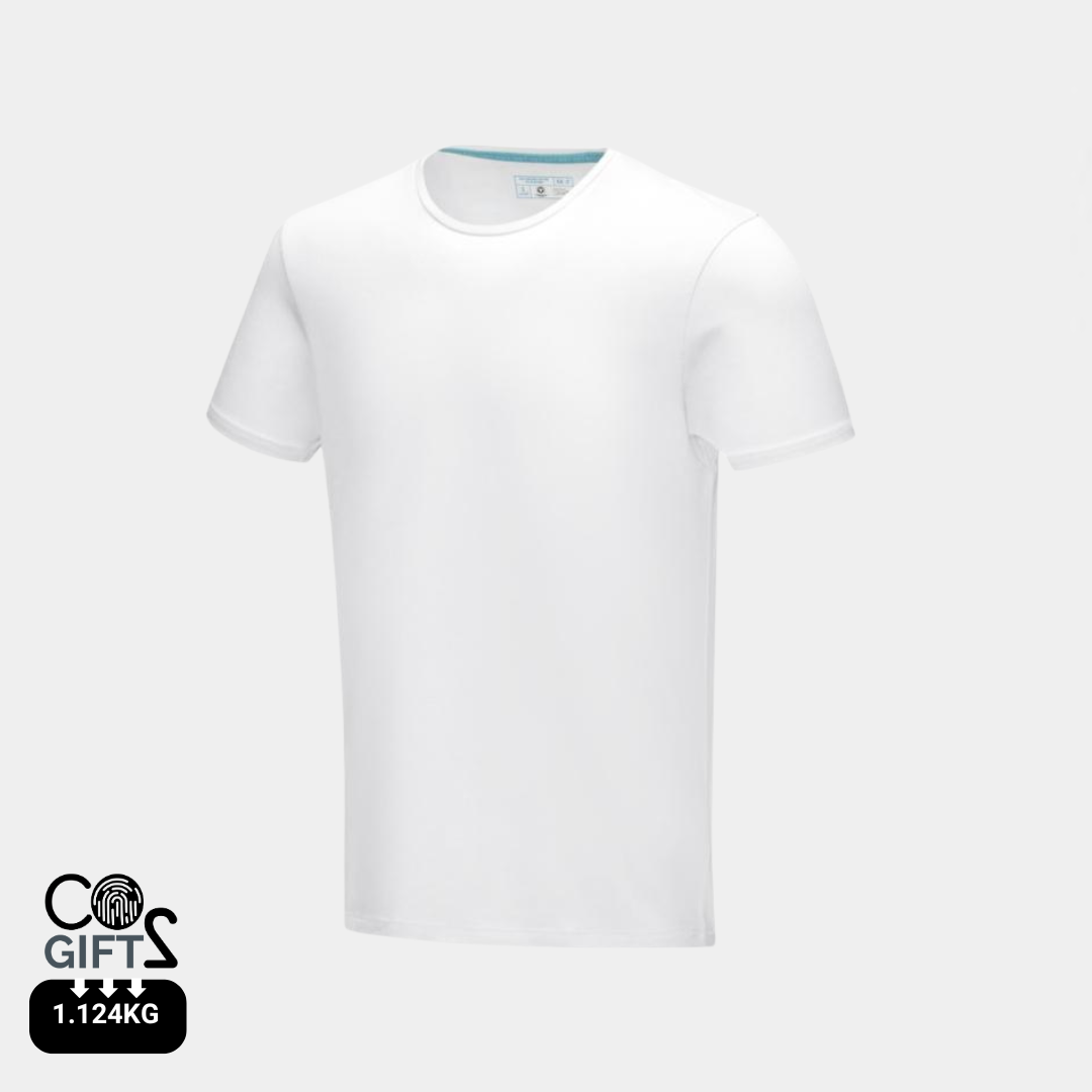 Camiseta Ecológica 95% Algodón Orgánico 200 gr/m2 con Certificado GOTS y OEKO-TEX®  Personalizable Cuello Redondo para Hombre  "Balfour"