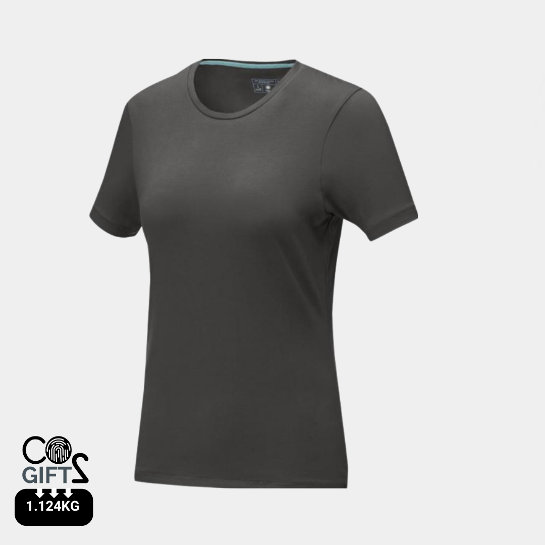 Camiseta Ecológica 95% Algodón Orgánico 200 gr/m2 con Certificado GOTS y OEKO-TEX® Personalizable Cuello Redondo para mujer "Balfour"
