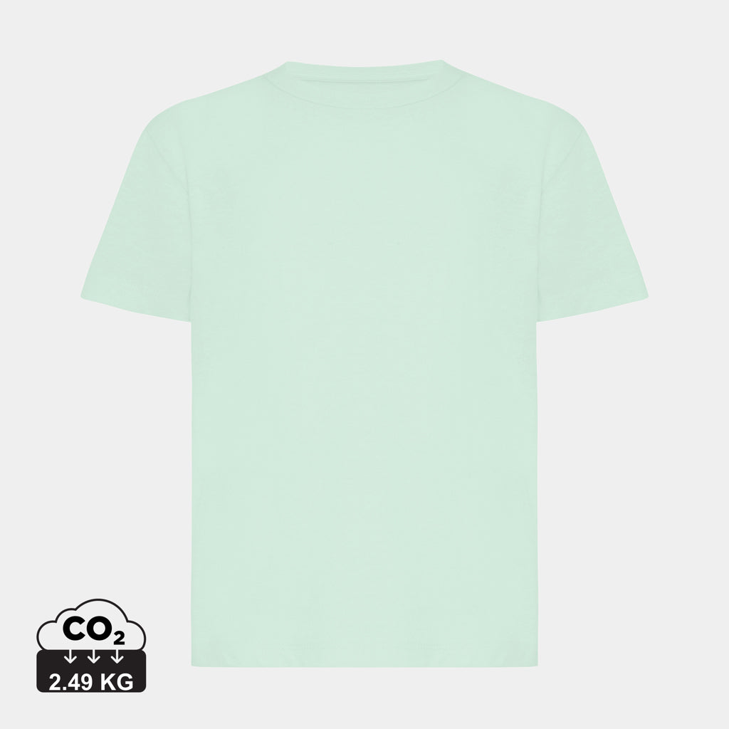 Camiseta Infantil Ecológica de Algodón Orgánico y Reciclado 160 G/M²  con Trazador Físico Disruptivo AWARE™ , Certificado OEKO-TEX® y Colaboración a ONG Iqoniq Koli