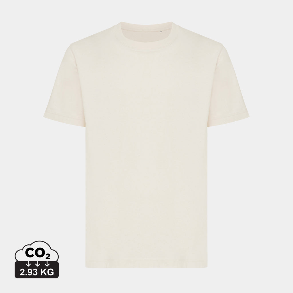 Camiseta Unisex Corte Medio Ecológica de Algodón Reciclado y Orgánico 160 G/M² con Trazador Físico AWARE™ y Certificado OEKO-TEX® y Colaboración a ONG Iqoniq Sierra