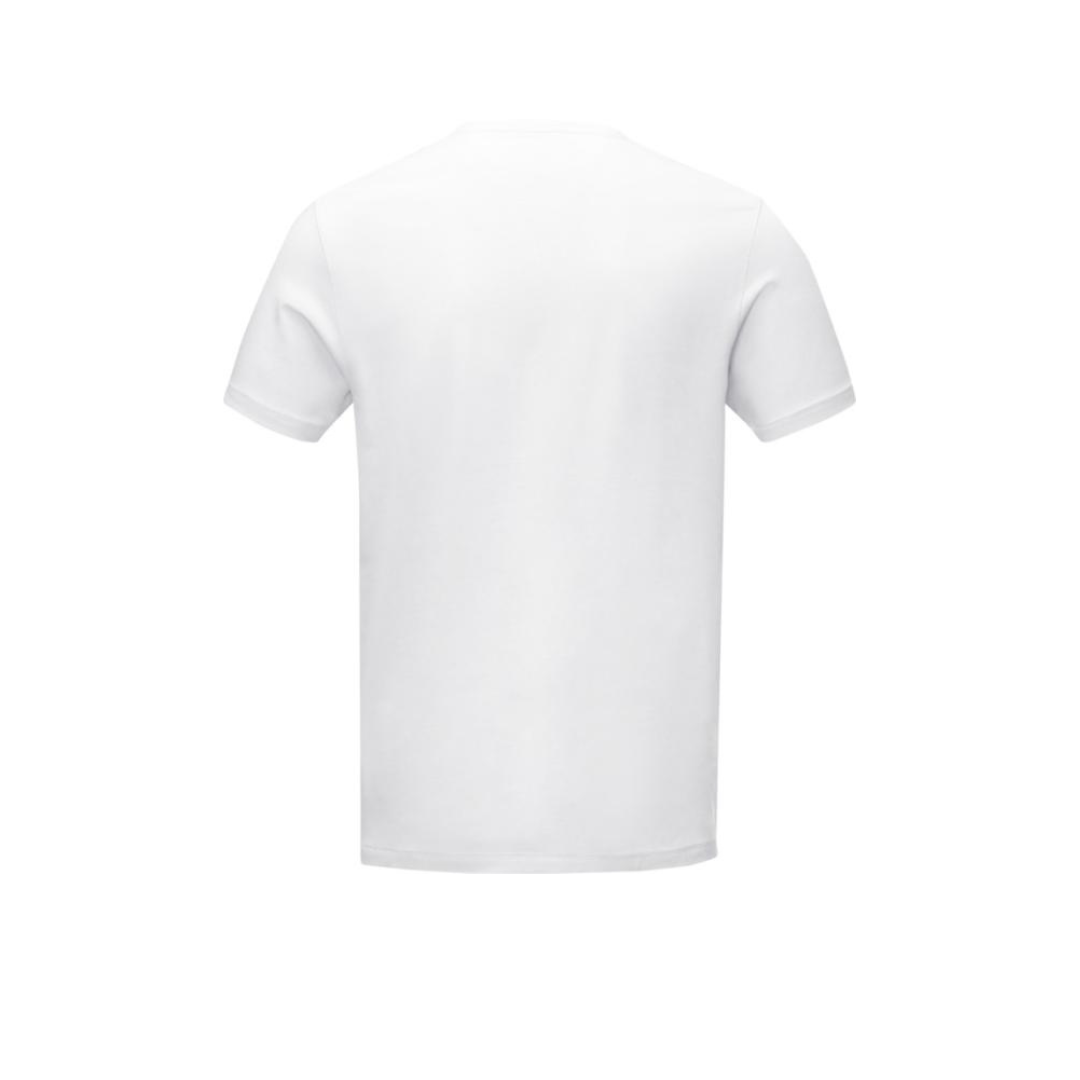 Camiseta Ecológica 95% Algodón Orgánico 200 gr/m2 con Certificado GOTS y OEKO-TEX® Personalizable con Cuello Pico para Hombre "Kawartha"