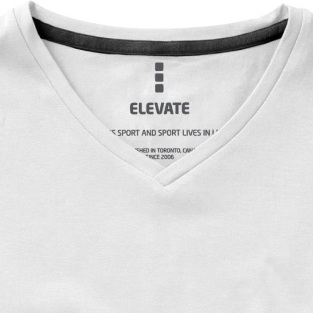 Camiseta Ecológica 95% Algodón Orgánico 200 gr/m2 con Certificado GOTS y OEKO-TEX® Personalizable con Cuello Pico para Hombre "Kawartha"