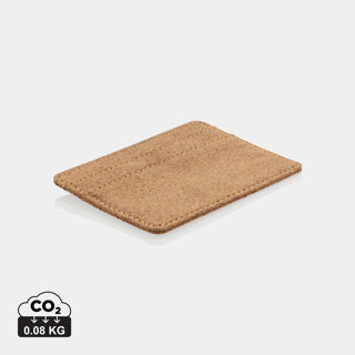 Cartera Sostenible de Corcho para Personalizar con 3 Ranuras con Protección RFID Secure
