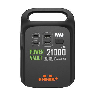 Central Eléctrica Portátil Sostenible de ABS Reciclado con Certificado RCS para Personalizar Con Linterna Incluida Especial Tiempo Libre Power Vault - 2100 mAh