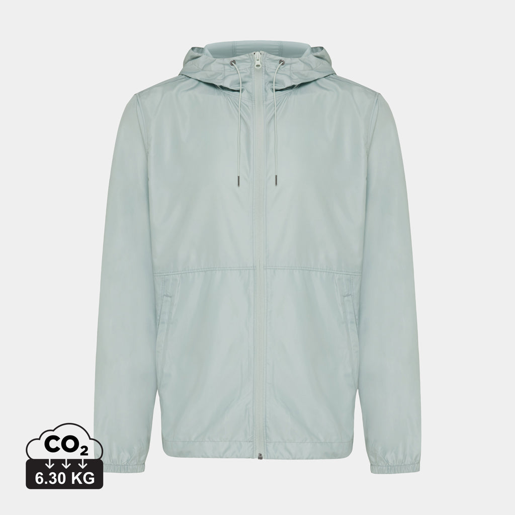 Chaqueta Ligera Repelente al Agua Unisex Ecológica de Poliéster Reciclado con Trazador AWARE™, Tecnología Blockchain, Certificado  OEKO-TEX® y Contribución a ONG para Personalizar Iqoniq Logan- 70 g/m²