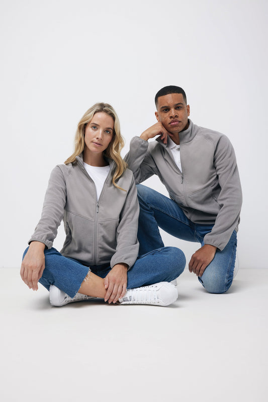 Chaqueta Unisex Micropolar Ecológica de Poliéster Reciclado En Varios Colores con Trazador AWARE™ para Personalizar Iqoniq Talung- 240 g/m²
