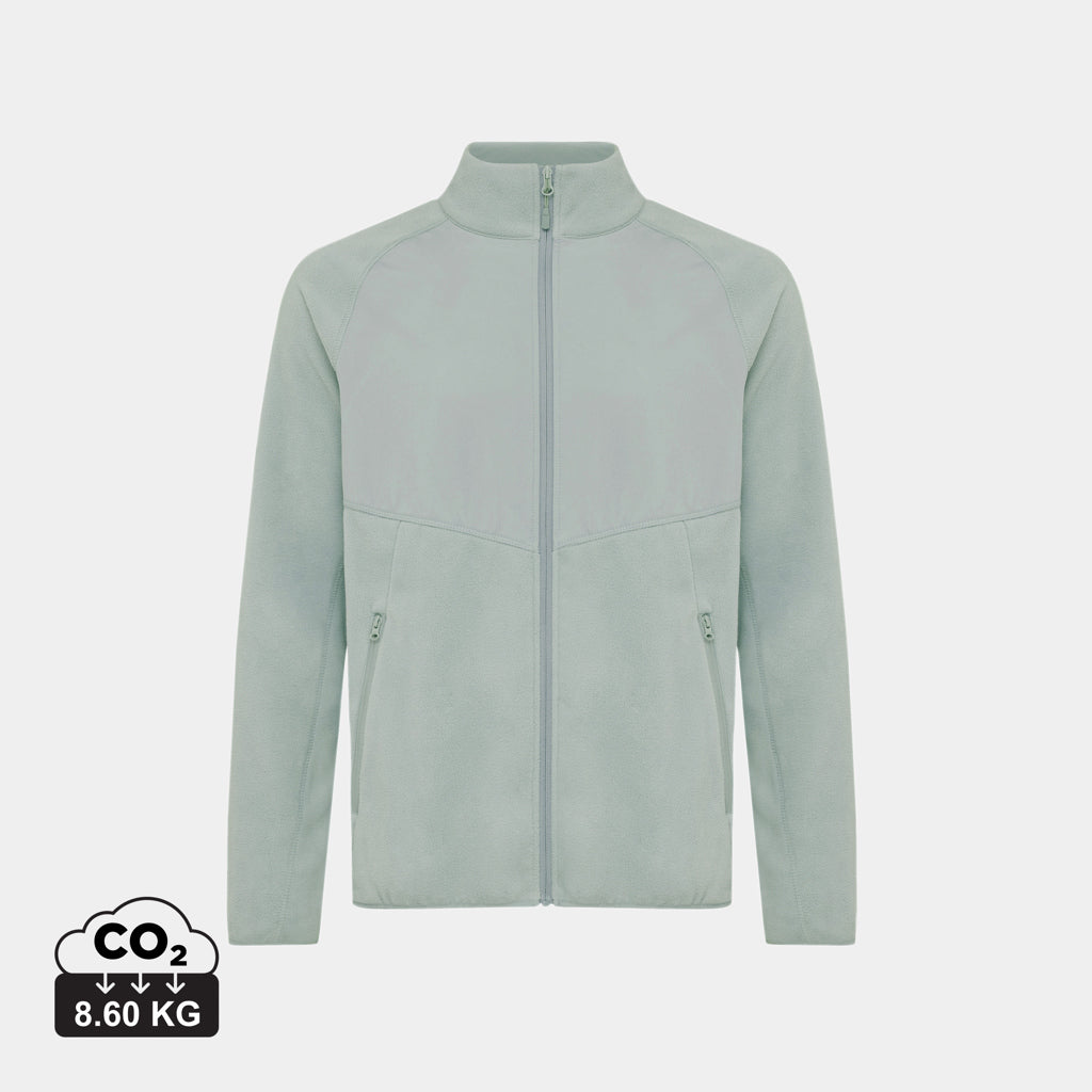Chaqueta Unisex Micropolar Ecológica de Poliéster Reciclado En Varios Colores con Trazador AWARE™ para Personalizar Iqoniq Talung- 240 g/m²