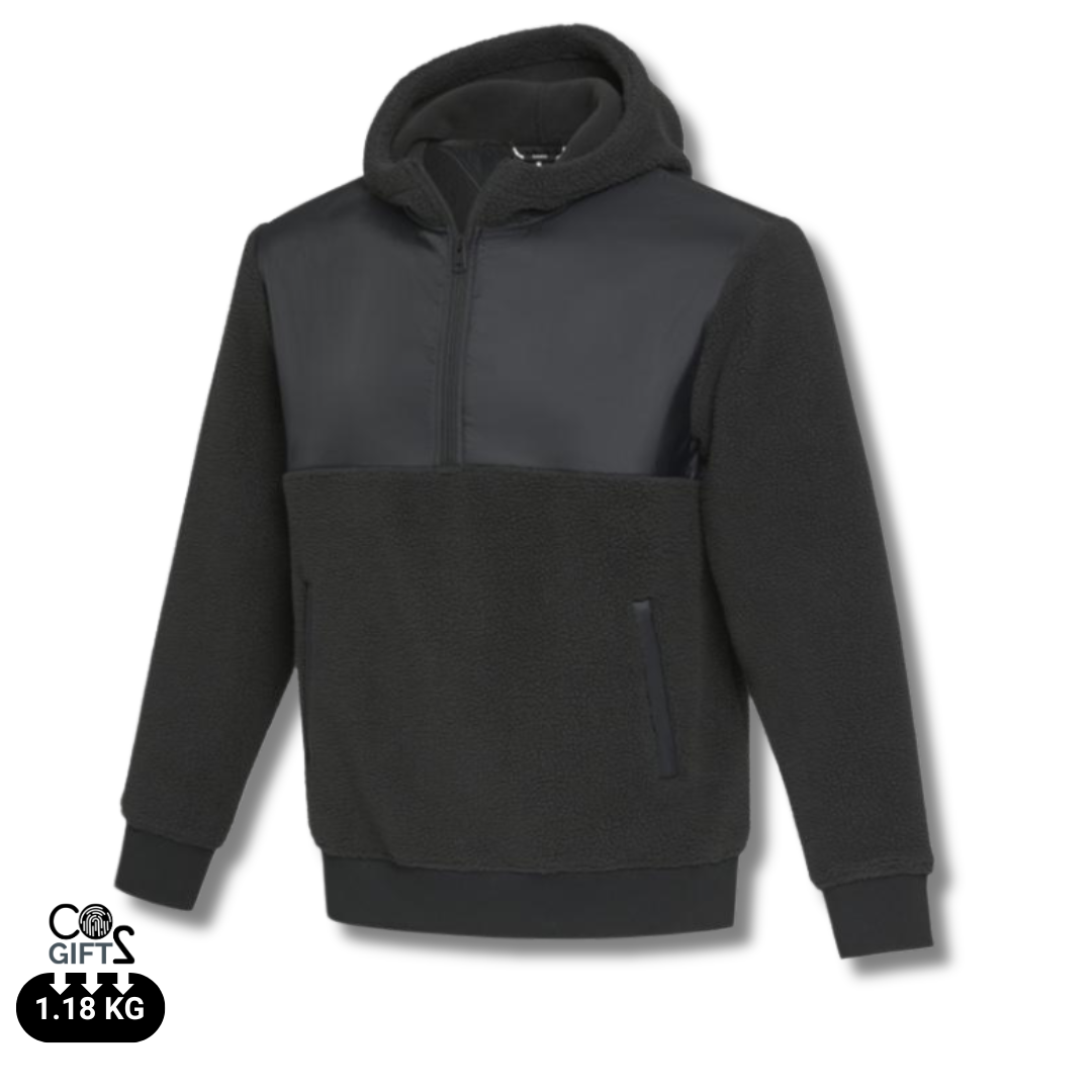 Chaqueta Unisex de Forro Polar Sherpa de Poliéster Reciclado con Certificado GRS para Personalizar Evans