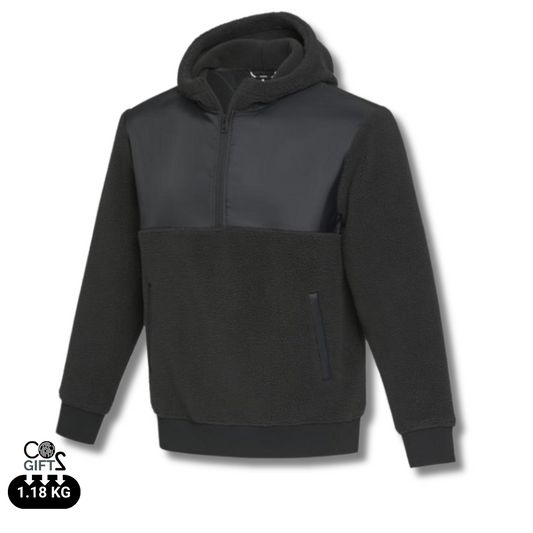 Chaqueta Unisex de Forro Polar Sherpa de Poliéster Reciclado con Certificado GRS para Personalizar Evans
