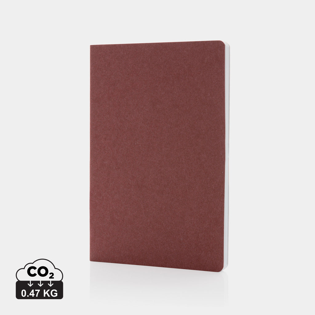 Cuaderno Sostenible de Tapa Blanda de Papel Kraft en Varios Colores para Personalizar Especial Formación Salton A5
