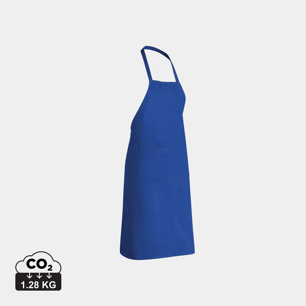 Delantal Ecológico de Algodón Reciclado 180 gr/m² En Amplia Gama de Colores para Personalizar con Trazador Físico Disruptivo AWARE™ y Colaboración a ONG Especial Hostelería