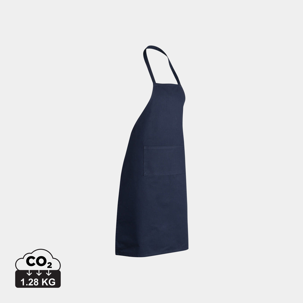 Delantal Ecológico de Algodón Reciclado 180 gr/m² En Amplia Gama de Colores para Personalizar con Trazador Físico Disruptivo AWARE™ y Colaboración a ONG Especial Hostelería