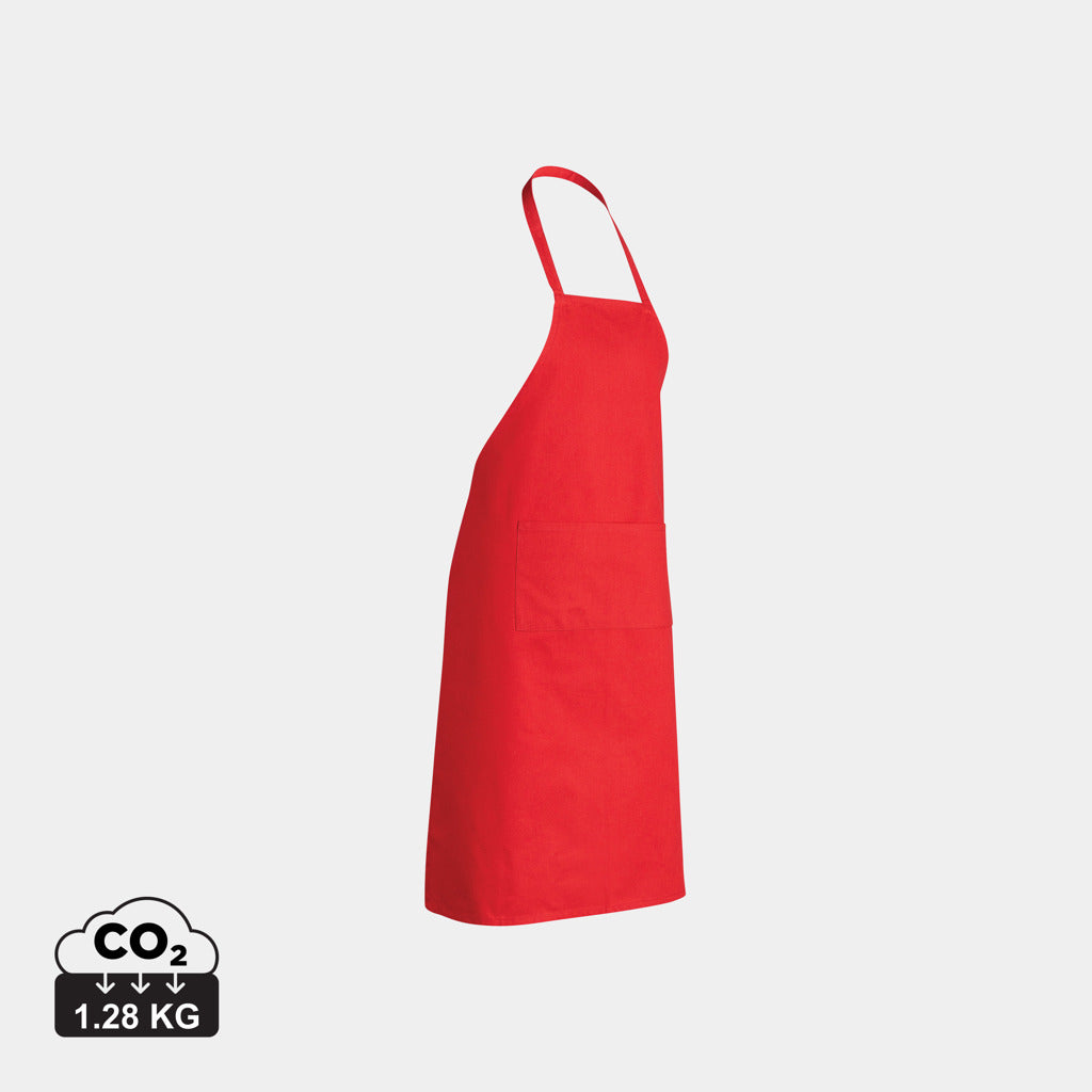 Delantal Ecológico de Algodón Reciclado 180 gr/m² En Amplia Gama de Colores para Personalizar con Trazador Físico Disruptivo AWARE™ y Colaboración a ONG Especial Hostelería