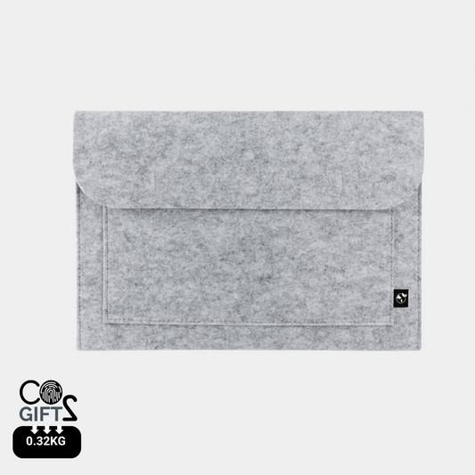 Funda Sostenible de Ordenador Portátil 14" de Fieltro rPET para Personalizar con Distintivo ECO Felpy Sleeve