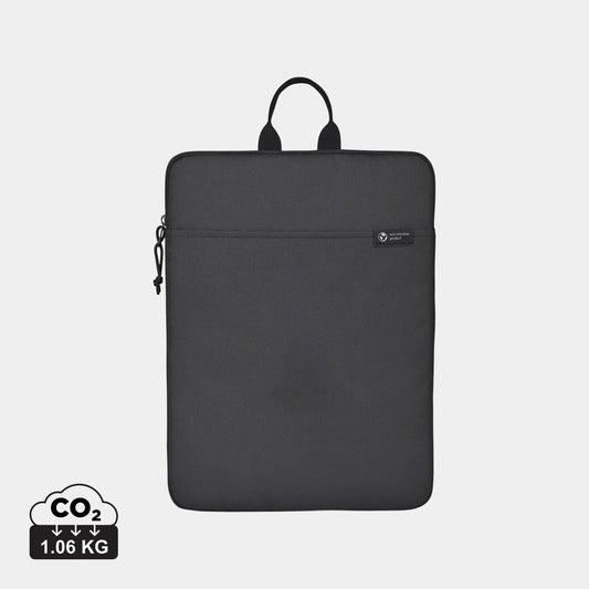 Funda de Portartil Sostenible de RPET con Trazador AWARE™ con Interior Acolchado para Personalizar 16" y Huella de CO2 Especial Regalo Corporativo