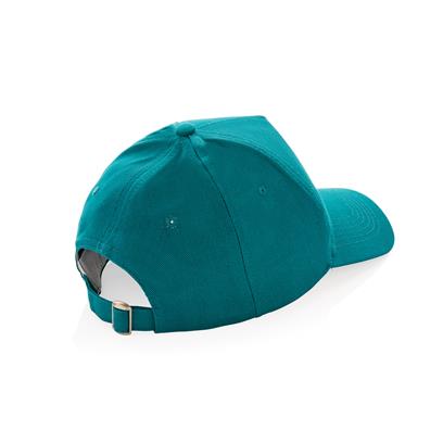 Gorra Ecológica Impact de Algodón Reciclado 280 gr/ m2 para Personalizar con Trazador AWARE™ 5 Paneles y Contribución a ONG