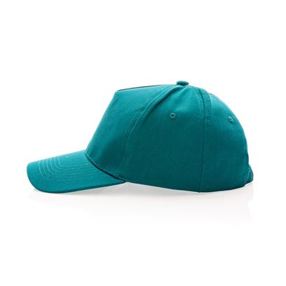 Gorra Ecológica Impact de Algodón Reciclado 280 gr/ m2 para Personalizar con Trazador AWARE™ 5 Paneles y Contribución a ONG