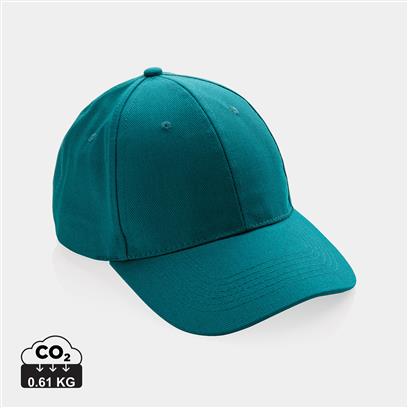 Gorra Ecológica Impact de Algodón Reciclado 280 gr/ m2 para Personalizar con Trazador AWARE™ 6 Paneles y Contribución a ONG
