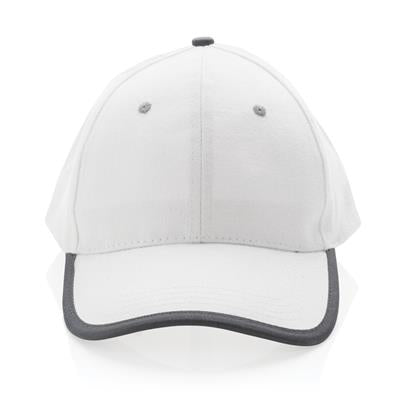 Gorra Ecológica Impact de Algodón Reciclado 280 gr/ m2 para Personalizar con Trazador AWARE™  6 Paneles y Contribución a ONG