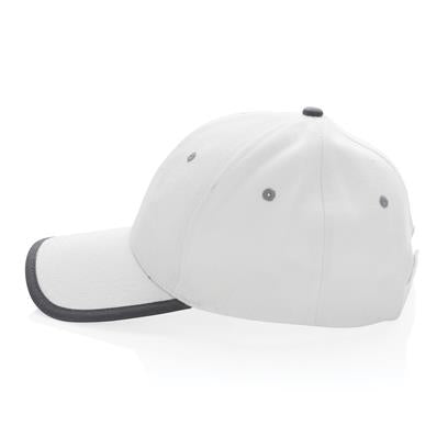 Gorra Ecológica Impact de Algodón Reciclado 280 gr/ m2 para Personalizar con Trazador AWARE™  6 Paneles y Contribución a ONG