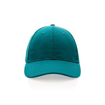 Gorra Ecológica Impact de Algodón Reciclado 280 gr/ m2 para Personalizar con Trazador AWARE™ 6 Paneles y Contribución a ONG