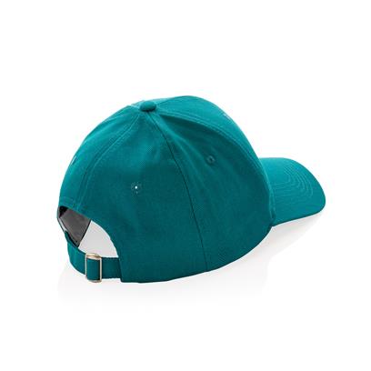 Gorra Ecológica Impact de Algodón Reciclado 280 gr/ m2 para Personalizar con Trazador AWARE™ 6 Paneles y Contribución a ONG