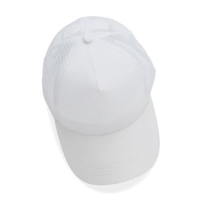 Gorra Ecológica de Algodón Reciclado 190gr/ m2 para Personalizar con Trazador AWARE™ 5 Paneles y Contribución a ONG