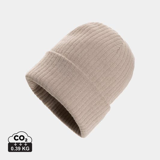 Gorro Ecológico con Puño de Materiales Reciclados Especial Publicidad Impact Polylana® con trazador AWARE ™ Pryor
