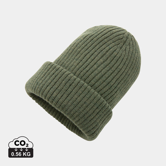 Gorro Ecológico Doble Punto de  Materiales Reciclados Especial Publicidad Impact Polylana® con trazador AWARE ™