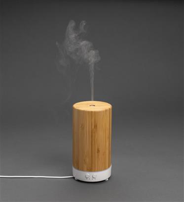 Humidificador Disfusor de Aromas Fabricado con Materialerias Reciclados y Bambú para Personalizar con Certificado RCS y FSC®