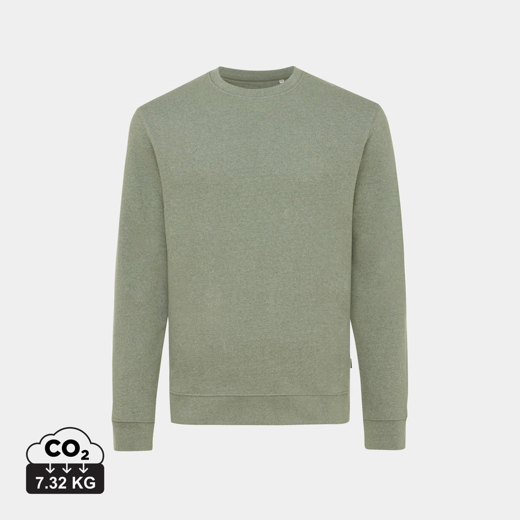 Jersey Ecológico de 50% Algodón Reciclado y 50% Algodón Orgánico sin Teñir para Personalizar con Trazador AWARE™ Iqonic Denali 340 G/M²