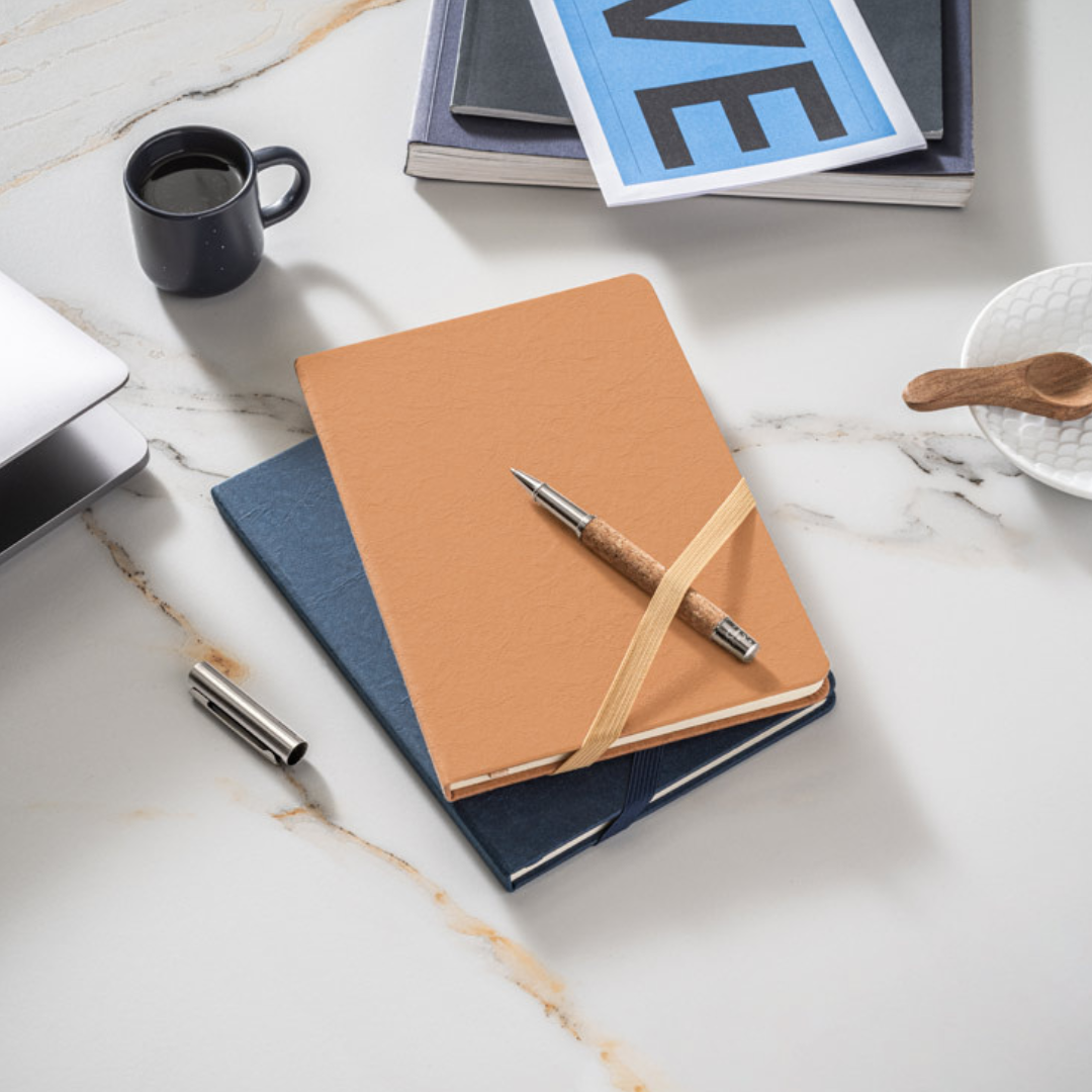 Libreta A5 ecológica de papel kraft impermeable – regalo corporativo sostenible