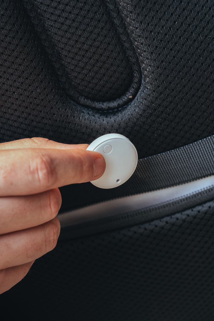 Localizador compatible con Apple Find My y Android Find Hub