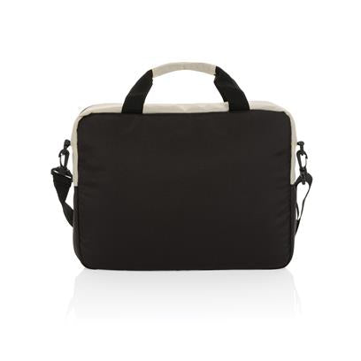Maletín Sostenible de Poliéster RPET 100% Reciclado con Trazador AWARE™ para Personalizar Kazu  15,6"