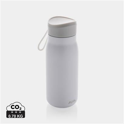 Mini Botella Ecológica de Viaje de Acero Inóxidable Reciclado con Certificado RCS para Personalizar Avira Ain -150ml