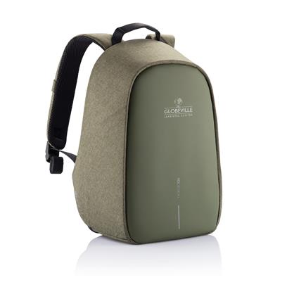 Mochila Antirrobo Ecológica de rPET Reciclado con Trazador AWARE ™ y Bolsillos para PC y Tablet Bobby Hero Small