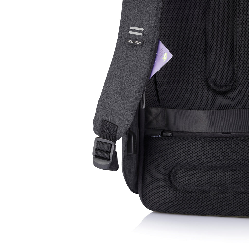 Mochila Antirrobo Ecológica de rPET Reciclado con Trazador AWARE ™ y Bolsillos para PC y Tablet Bobby Hero XL