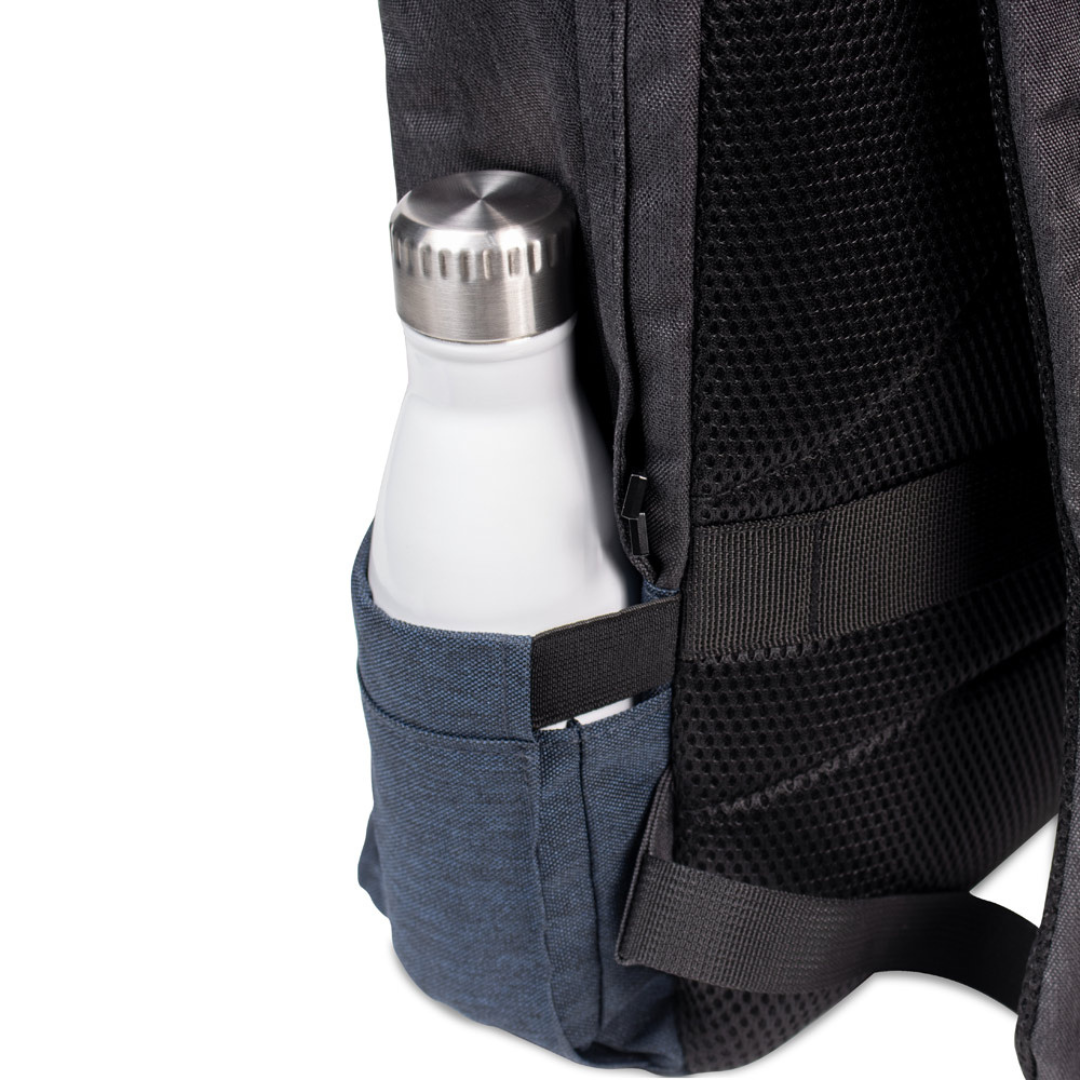 Mochila Antirrobo Genoa rPET 600D para Portátil 15,6" – Regalo Corporativo Sostenible para Empresas