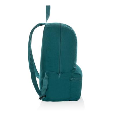 Mochila Escolar Ecológica de Lona Reciclada para Personalizar con Doble Bolsillo de Cremallera y Trazador AWARE™ Especial Formación