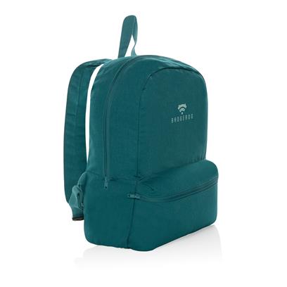 Mochila Escolar Ecológica de Lona Reciclada para Personalizar con Doble Bolsillo de Cremallera y Trazador AWARE™ Especial Formación