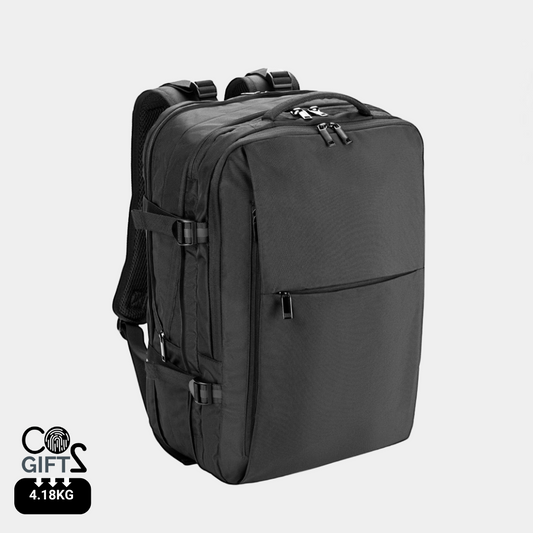 Mochila Expandible de Fin de Semana Sostenible en Poliéster Reciclado 600D con Compartimento para Portátil de 17,3" para Personalizar Especial Viajes Dallas