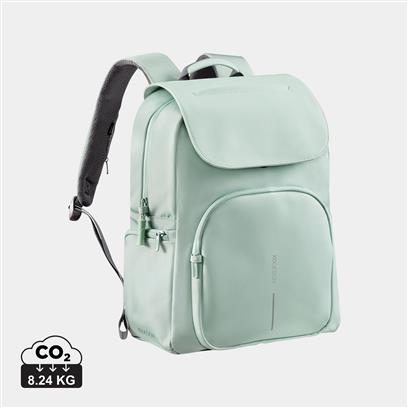 Mochila Impermeable Ecológica de Materiales Reciclados con Cierre Fidlock Antirrobo y Compartimento para Portátil 16" y RFID Protect para Personalizar Con Trazador AWARE™ XD Desing