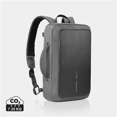 Mochila Maletín Antirrobo Ecológica de rPET Reciclado con Trazador AWARE ™ y Bolsillo con Protección RFID para PC y Tablet para Personalizar Bobby Bizz 2.0