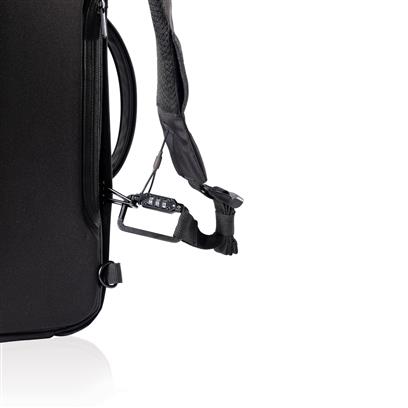 Mochila Maletín Antirrobo Ecológica de rPET Reciclado con Trazador AWARE ™ y Bolsillo con Protección RFID para PC y Tablet para Personalizar Bobby Bizz 2.0