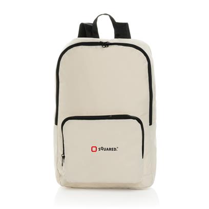 Mochila Plegable Ecológica de rPET con Trazador AWARE™ y Contribución a ONG Para Personalizar Especial Viajes Dillon